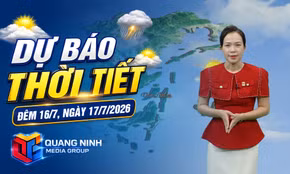 Dự báo thời tiết đêm 16, ngày 17/7/2026