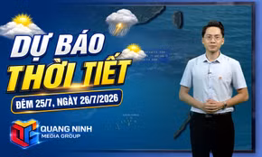 Bản tin dự báo thời tiết đêm 25/7, ngày 26/7/2026