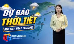 Dự báo thời tiết đêm 13, ngày 14/7/2026
