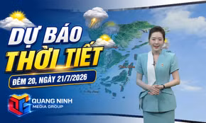 Dự báo thời tiết đêm 20, ngày 21/7/2026