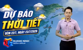 Dự báo thời tiết đêm 22, ngày 23/7/2026