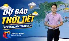 Dự báo thời tiết đêm 29, ngày 30/10/2026