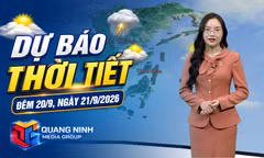 Dự báo thời tiết đêm 20, ngày 21/9/2026