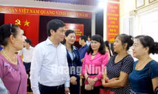 Hội nghị lấy ý kiến nhận xét và tín nhiệm của cử tri nơi cư trú đối với người ứng cử ĐBQH khóa XV và đại biểu HĐND tỉnh khóa XIV, nhiệm kỳ 2021-2026