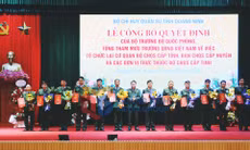 Công bố quyết định về tổ chức lại cơ quan Bộ CHQS cấp tỉnh, Ban CHQS cấp huyện, tháng 2-2024