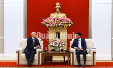 Chủ tịch UBND tỉnh Nguyễn Tường Văn tiếp xã giao Đại sứ Đặc mệnh toàn quyền nước Cộng hòa Indonesia tại Việt Nam, tháng 11-2020