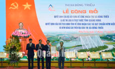 TX Đông Triều đón nhận quyết định công nhận đô thị loại III, tháng 11-2020