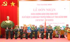 Trao Huân chương Quân công hạng Nhất cho Bộ Chỉ huy Quân sự tỉnh, tháng 10-2022