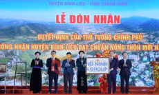Huyện Bình Liêu đón nhận huyện đạt chuẩn Nông thôn mới, tháng 3-2024