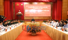 Bộ trưởng Bộ Quốc phòng Phan Văn Giang làm việc với Ban Thường vụ Tỉnh ủy Quảng Ninh, tháng 3-2026