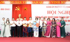 Thành lập các tổ chức Đảng trong doanh nghiệp ngoài nhà nước phường Bãi Cháy, tháng 7-2026