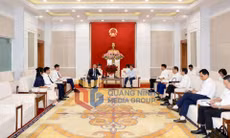 Chủ tịch UBND tỉnh Bùi Văn Khắng tiếp xã giao nhà đầu tư, tháng 6-2026
