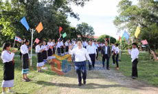 Bí thư Tỉnh ủy Quản Minh Cường đến thăm Trường Dân tộc nội trú tỉnh Xay Nhạ Bu Ly (Lào), tháng 6-2026