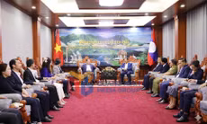 Bí thư Tỉnh ủy Quản Minh Cường hội kiến Bí thư Tỉnh ủy Xay Nhạ Bu Ly (Lào), tháng 6-2026