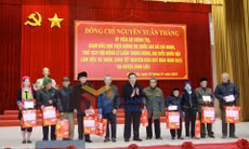 Ủy viên Bộ Chính trị Nguyễn Xuân Thắng thăm, chúc Tết tại huyện Bình Liêu, tháng 1-2023