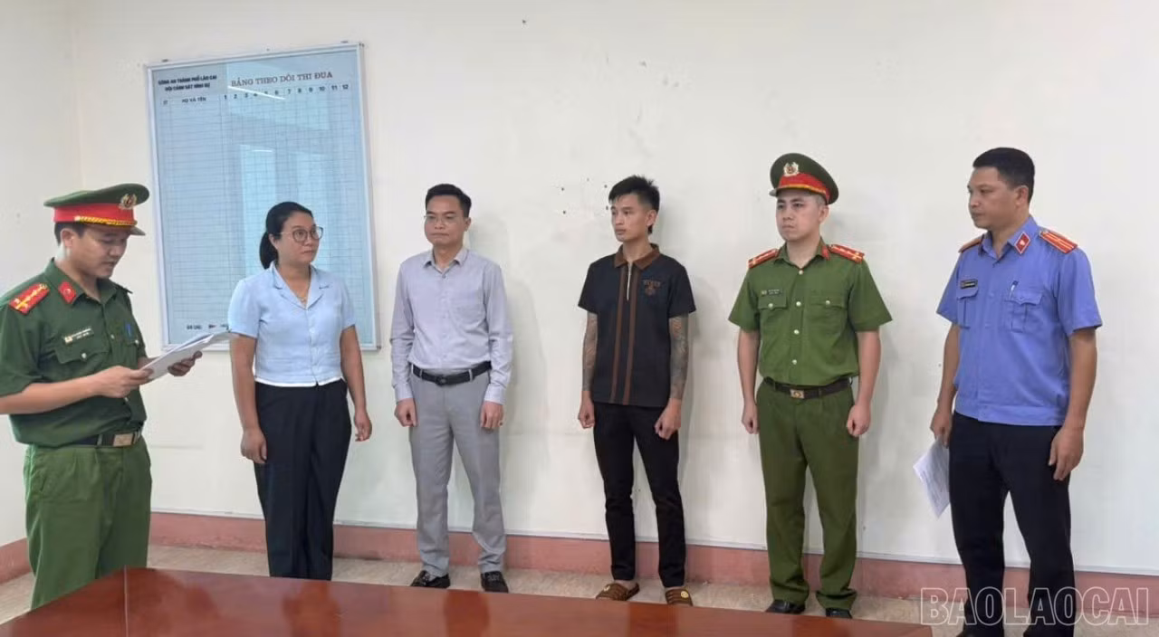 Cơ quan Cảnh sát điều tra thực hiện các quyết định tố tụng đối với bị can Phan Vinh Quang.