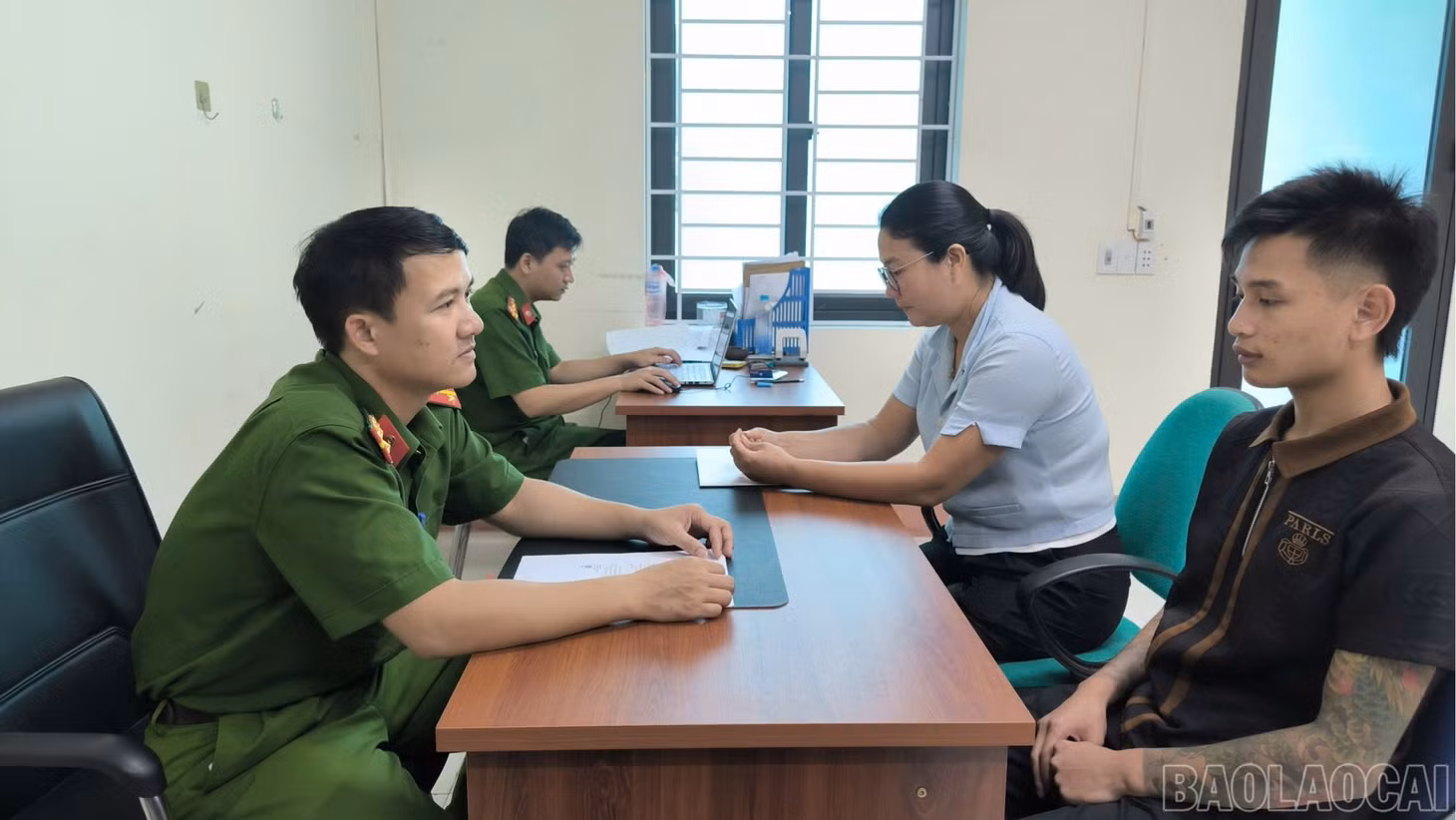 Bị can Phan Vinh Quang tại cơ quan điều tra.