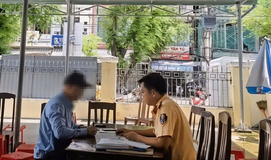 Anh T. đã thừa nhận hành vi sai phạm của mình. Ảnh: ĐVCC