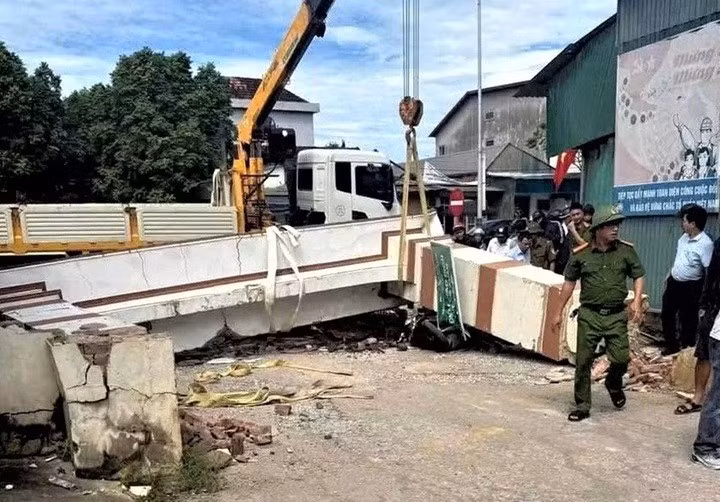 Hiện trường vụ việc.