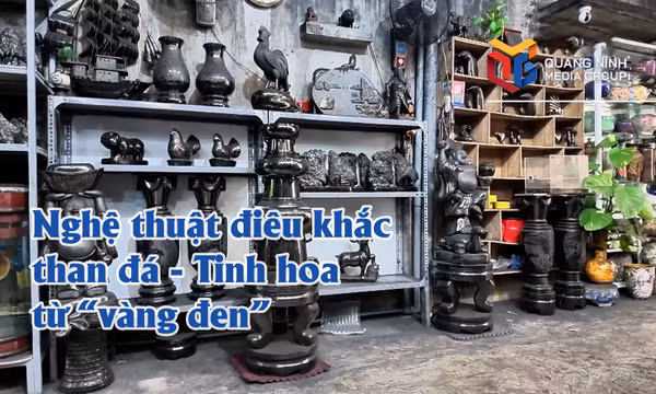 Nghệ thuật điêu khắc than đá - Tinh hoa từ “vàng đen”
