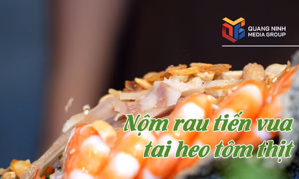 Nộm rau tiến vua tai heo tôm thịt