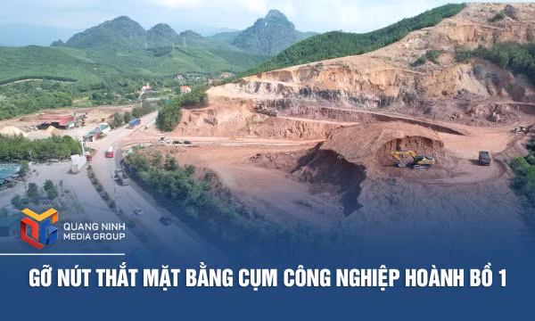 Gỡ nút thắt mặt bằng Cụm công nghiệp Hoành Bồ 1