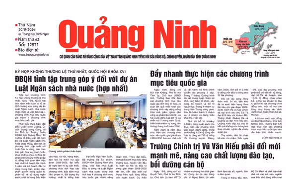 Báo in ngày 20/8/2026
