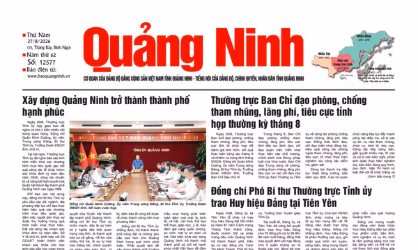 Báo in ngày 27/8/2026
