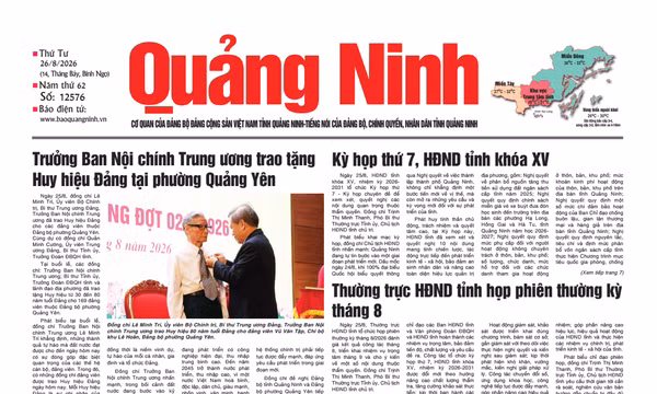 Báo in ngày 26/8/2026