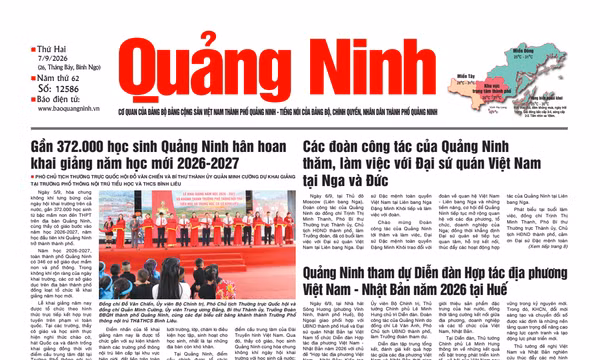 Báo in ngày 7/9/2026