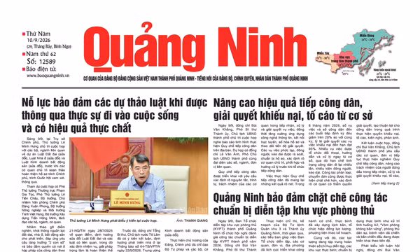 Báo in ngày 10/9/2026