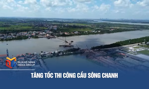 Tăng tốc thi công cầu Sông Chanh