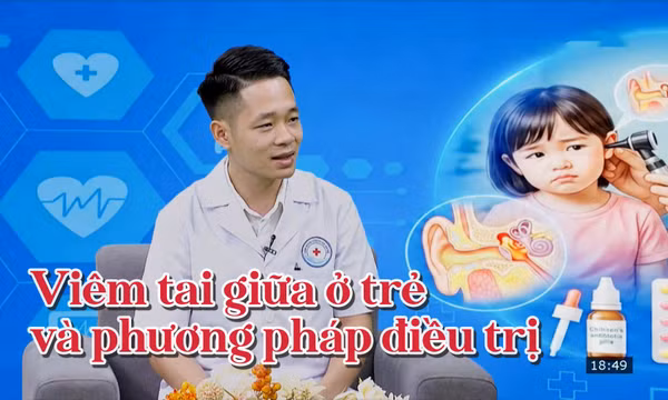Viêm tai giữa ở trẻ và phương pháp điều trị