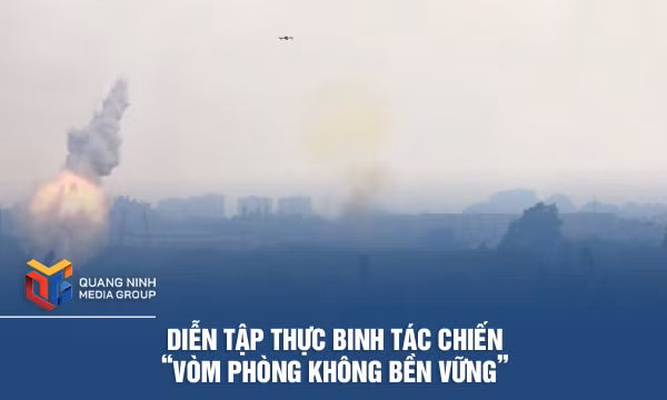 Diễn tập thực binh tác chiến “Vòm phòng không bền vững”