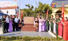Binh đoàn 19 khánh thành, bàn giao tuyến đường thôn 10, phường Hoành Bồ