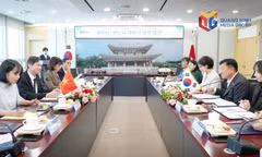 Đoàn đại biểu thành phố Quảng Ninh làm việc với Thị trưởng thành phố Gwangju, tỉnh Gyeonggi (Hàn Quốc)