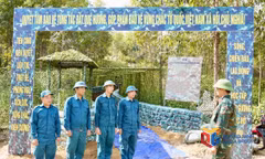 Công tác chuẩn bị sở chỉ huy, công sự, trận địa, khu vực thực binh được Ban Tổ chức diễn tập phường Hạ Long chỉ đạo chuẩn bị chu đáo kỹ lưỡng.