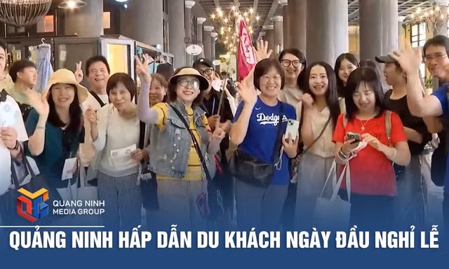 Quảng Ninh hấp dẫn du khách ngày đầu nghỉ lễ