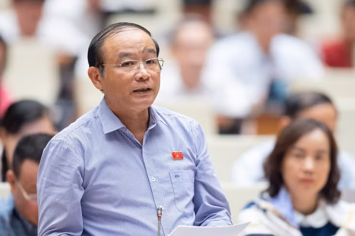 ĐB Lã Thanh Tân. Ảnh: QH