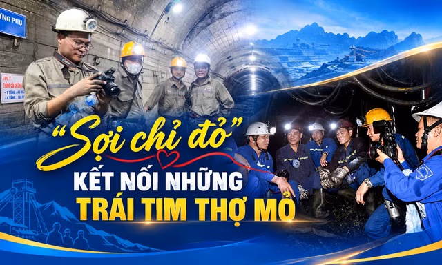 "Sợi chỉ đỏ" kết nối những trái tim thợ mỏ