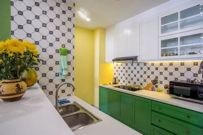 Căn hộ Sài Gòn xanh mát với chi phí tổng 280 triệu