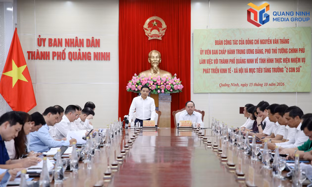 Phó Thủ tướng Chính phủ Nguyễn Văn Thắng làm việc với TP Quảng Ninh