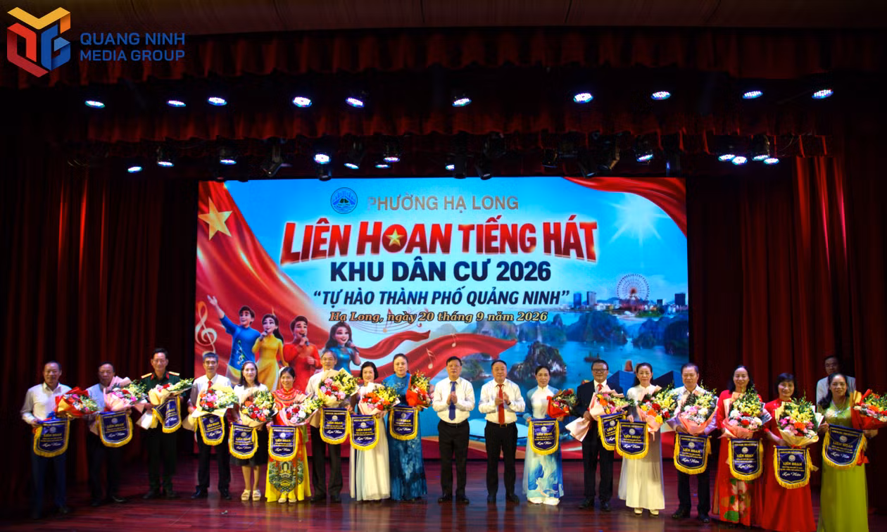 Phường Hạ Long: Sôi nổi Liên hoan Tiếng hát khu dân cư năm 2026