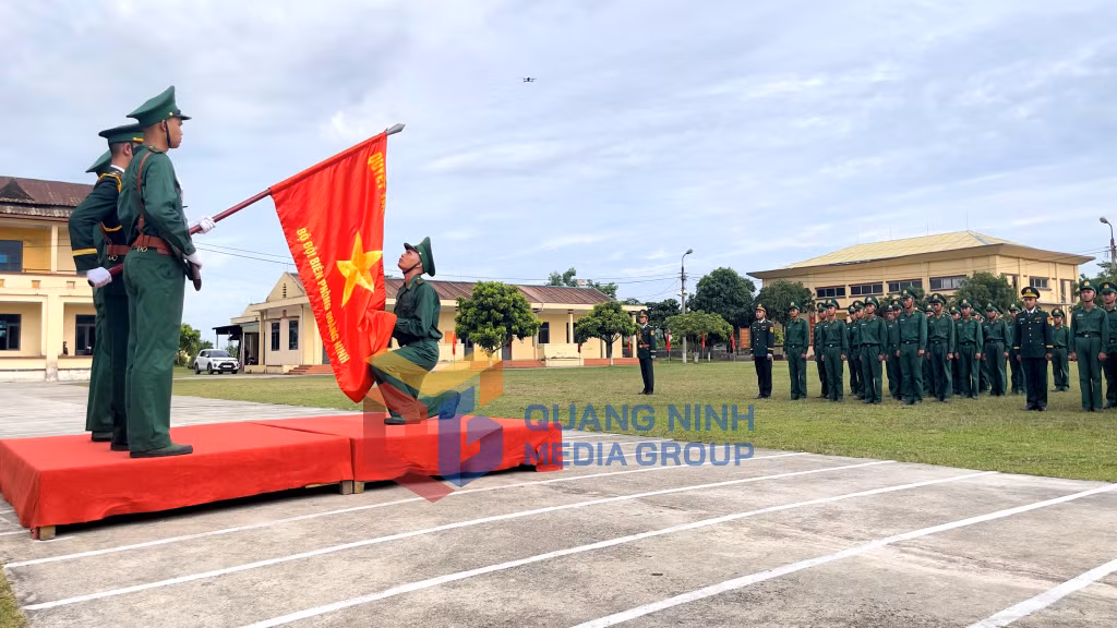 Tiểu đoàn Huấn luyện - Cơ động, Ban Chỉ huy Bộ đội Biên phòng tỉnh tổ chức Lễ tuyên thệ cho các chiến sĩ mới năm 2026 (6-2026). Ảnh: Hồng Việt