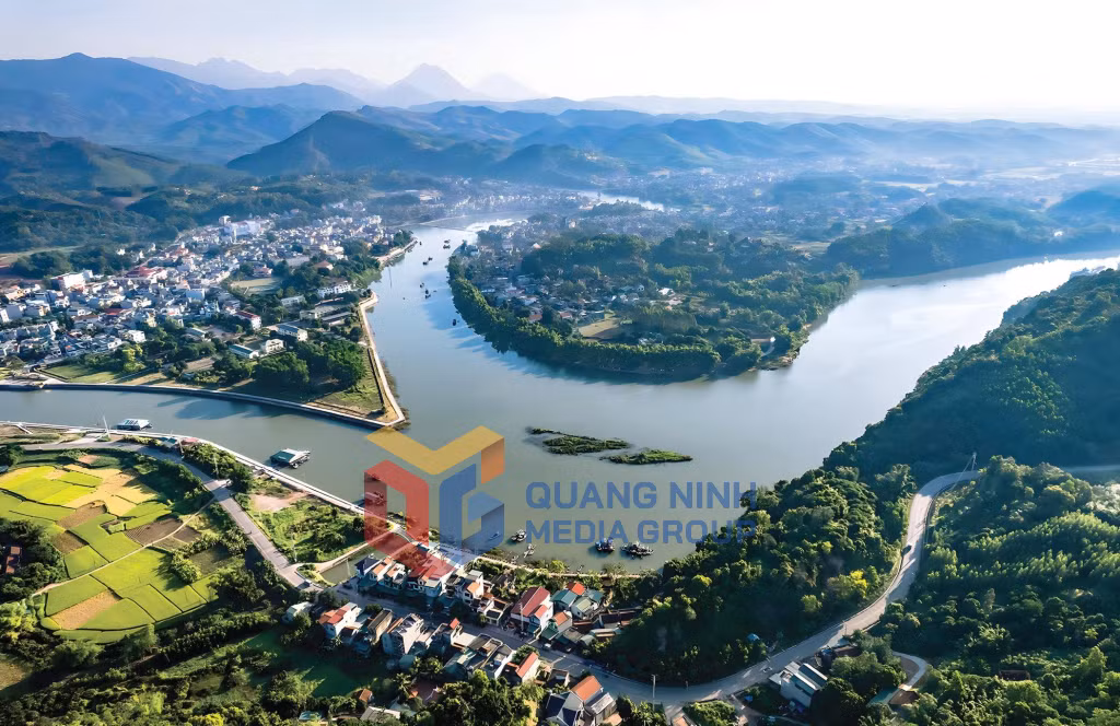Huyện Tiên Yên hôm nay (8-2023). Ảnh: Cấn Đình Loan (CTV)