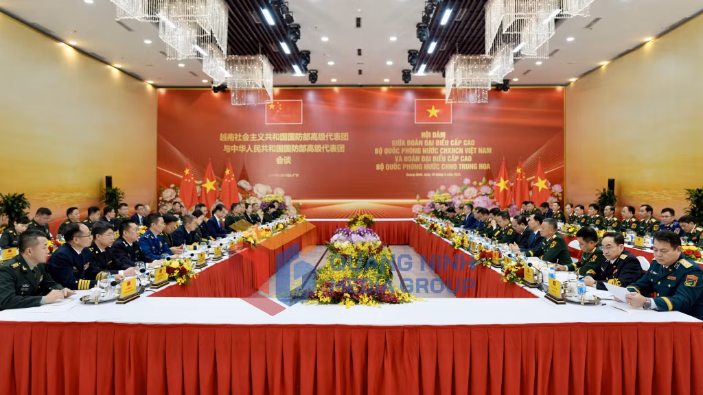 Quang cảnh hội đàm đoàn đại biểu quân sự cấp cao hai nước (3-2026). Ảnh: Đỗ Phương