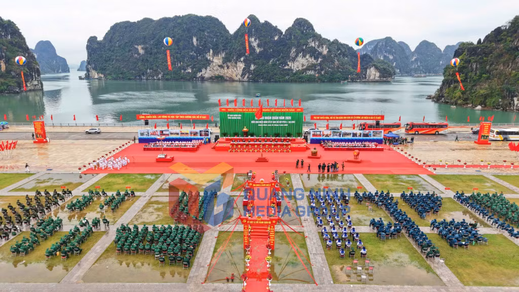 2026-03_Lễ giao, nhận quân năm 2026 - Không khí trang nghiêm, rộn ràng tại Lễ giao. Ảnh: PV