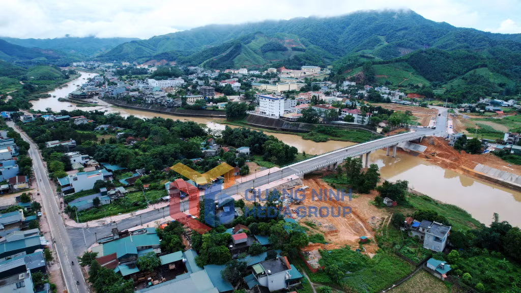 Trung tâm huyện Ba Chẽ (7-2024). Ảnh: Thành Công