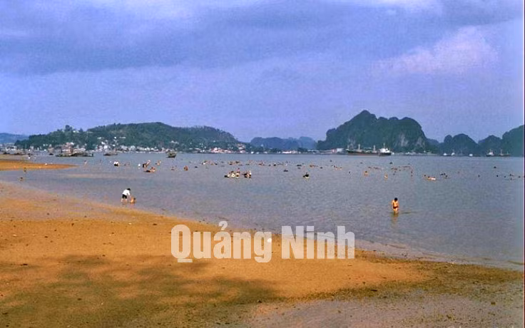 Bãi tắm Bãi Cháy ngày xưa. Ảnh: Tư Liệu