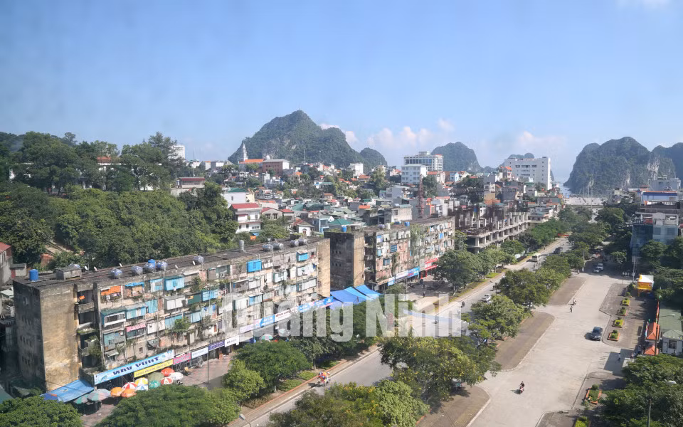 Phường Trần Hưng Đạo, TP Hạ Long trước đây. Ảnh: Đỗ Giang
